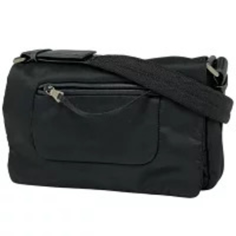 Prada Plate Shoulder Bag Nero Black
